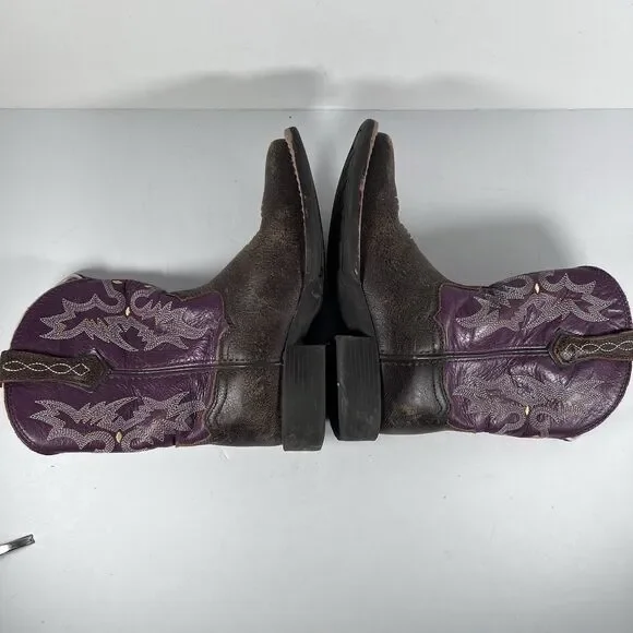 Ariat Tombstone Square Toe Western Cowgirl Boots Youth Size 11.5 - Picture 5 of 8